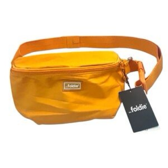The Foldie Handbags - Foldie Orange Belt Bag